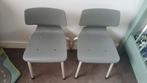 Kleuterklas stoeltjes, Huis en Inrichting, Stoelen, Ophalen, Gebruikt, Twee, Grijs