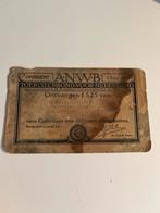 Oude ANWB Contributie Bon 1932, Ophalen of Verzenden, Gebruikt