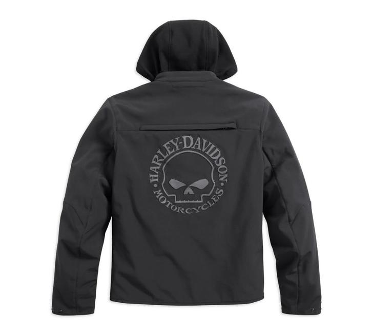 Harley-Davidson 98164-17 Skull Jas met Capuchon NIEUW - L, Kleding | Heren, Jassen | Zomer, Nieuw, Maat 52/54 (L), Zwart, Verzenden