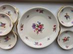 Petitfourset petit four schaal met bordjes, Antiek en Kunst, Antiek | Servies los, Ophalen of Verzenden