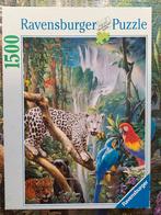 Puzzel   In het regenwoud    Ravensburger 1500 stukjes., Ophalen of Verzenden, 500 t/m 1500 stukjes, Zo goed als nieuw
