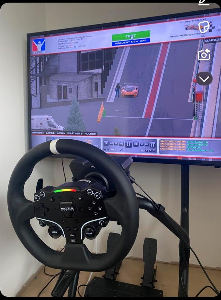 Moza r5 bundle, Computers en Software, Joysticks, Zo goed als nieuw, Verzenden