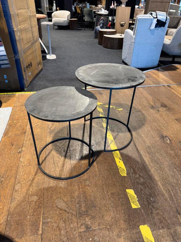 Bijzettafel set hengelo, Huis en Inrichting, Tafels | Bijzettafels, Nieuw, Rechthoekig, Minder dan 55 cm, Hout, Ophalen of Verzenden