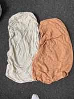 Twee ledikant hoeslakens, Ophalen of Verzenden, Zo goed als nieuw, 100 cm of meer