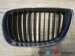Grill links zwart chroom BMW 1-serie E81 E87  51137077129, Gebruikt, Ophalen of Verzenden, BMW, BMW