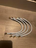 Supra sword jumpers 28cm x4 met spades, Ophalen of Verzenden, Zo goed als nieuw, Minder dan 2 meter, Luidsprekerkabel