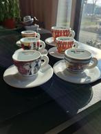 D'Ancap kop en schotels - Espresso & Cappuccino - 2010, Ophalen of Verzenden, Zo goed als nieuw, Overige stijlen, Kop(pen) en/of Schotel(s)