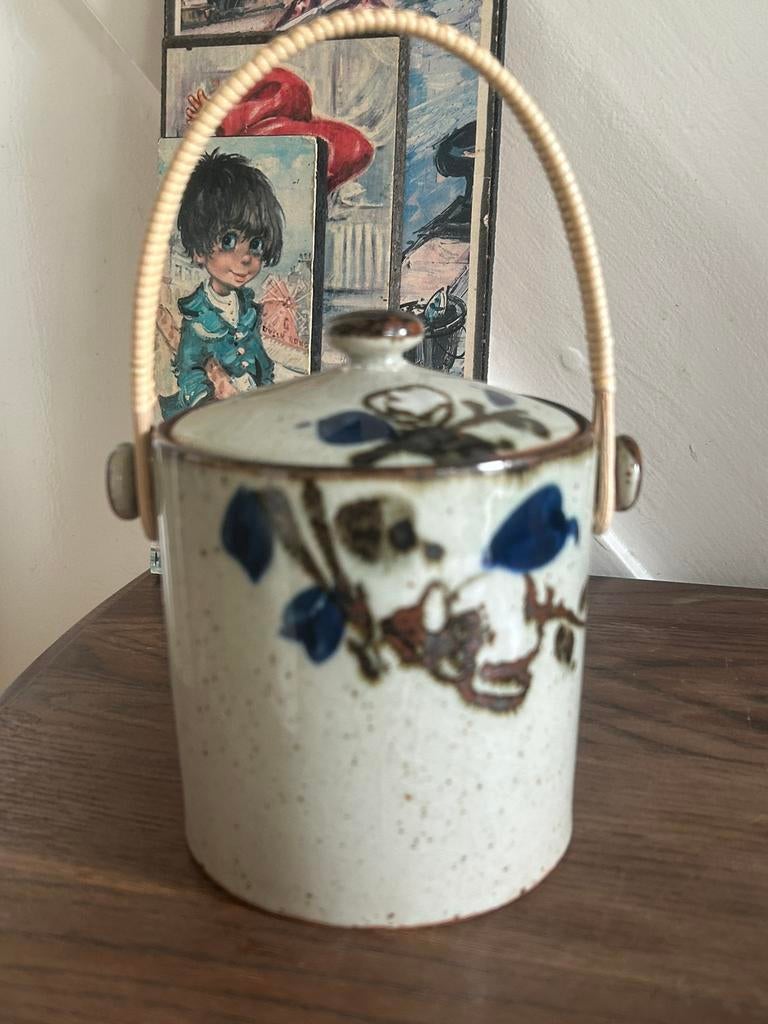 Vintage koekjespot voorraadpot, Antiek en Kunst, Antiek | Keramiek en Aardewerk, Ophalen of Verzenden