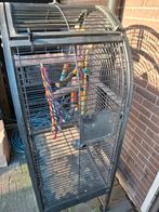 Papegaaienkooi, Dieren en Toebehoren, Ophalen, Zo goed als nieuw, Metaal, Vogelkooi
