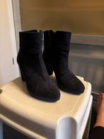 Manfield Laarsjes Suède  - Maat 36 - Donkerblauw, Blauw, Lage of Enkellaarzen, Ophalen of Verzenden, Zo goed als nieuw