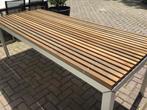 “EXTREMIS EXTEMPORE”TAFEL 2.25 m IZGS, Ophalen of Verzenden, Zo goed als nieuw, Rechthoekig, Hout