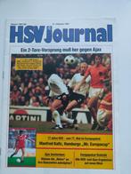 HSV Hamburg - AJAX 21-10-1987 Europa Cup Johan Cruijff, Verzenden, Ajax