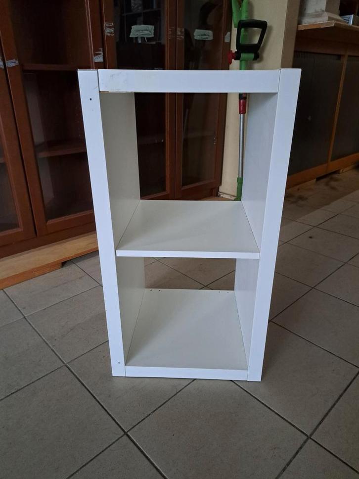 Ikea Kallax 2-vaks kast, Huis en Inrichting, Kasten | Overige, Gebruikt, Ophalen