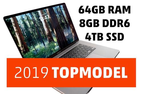 Topmodel MacBook Pro  64GB RAM, 4TB SSD, 8GB video, OS Tahoe, Computers en Software, Apple Macbooks, Gebruikt, MacBook Pro, 16 inch