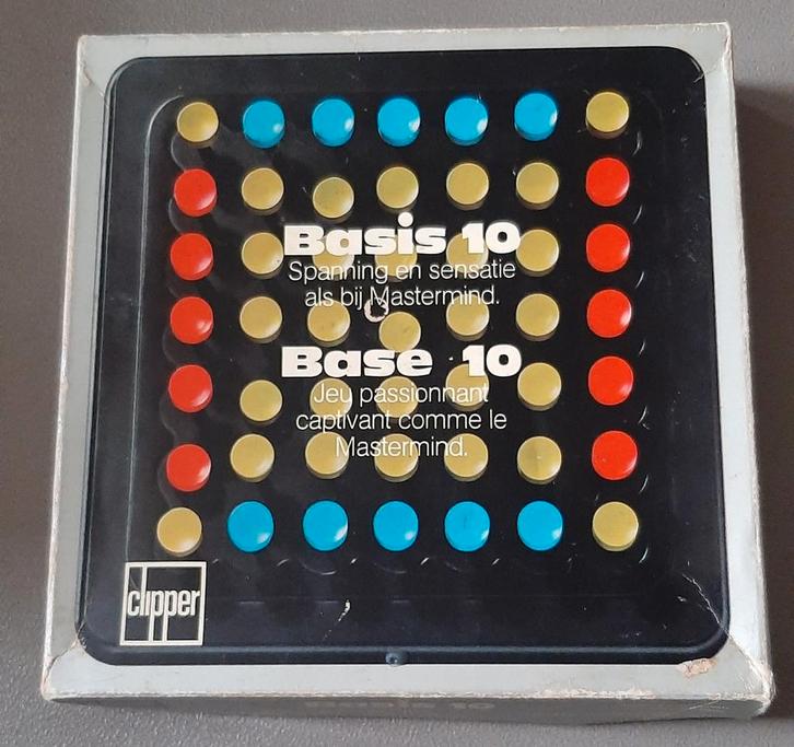 Basis 10 clipper vintage, Hobby en Vrije tijd, Gezelschapsspellen | Bordspellen, Gebruikt, Ophalen