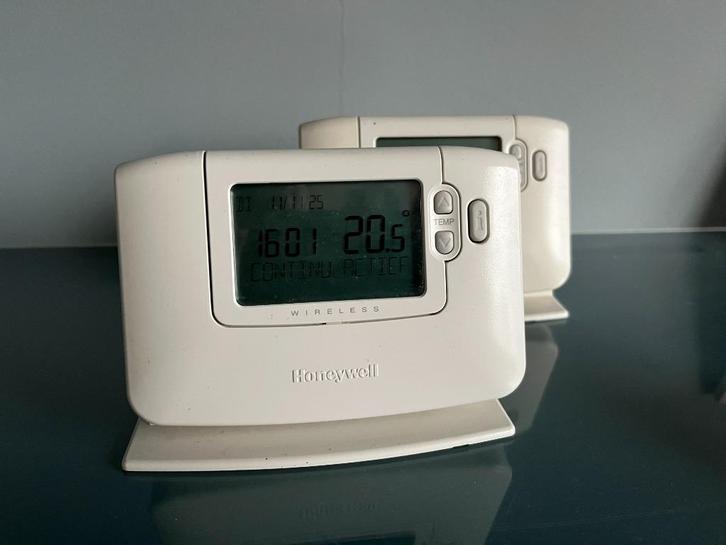 Honeywell draadloze programmeerbare thermostaat klokthermos, Doe-het-zelf en Verbouw, Thermostaten, Gebruikt, Ophalen of Verzenden