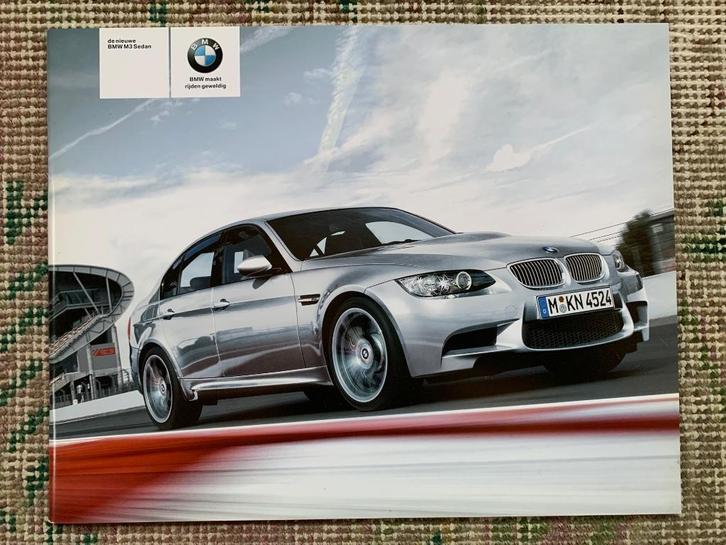 Nederlandse brochure BMW M3 sedan E90 2008 nieuw!, Boeken, Auto's | Folders en Tijdschriften, Nieuw, BMW, Ophalen of Verzenden