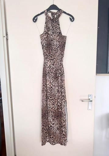 Panterprint stretchjurk maat L/XL beschikbaar voor biedingen
