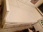 Ikea hemnes bedbank teab, Ophalen, Wit, Tweepersoons, 80 cm
