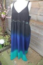 Jurk zwart/ groen/ blauw Ulla Popken mt 50/52 Vaste prijs, Kleding | Dames, Grote Maten, Ulla Popken, Ophalen of Verzenden, Zo goed als nieuw