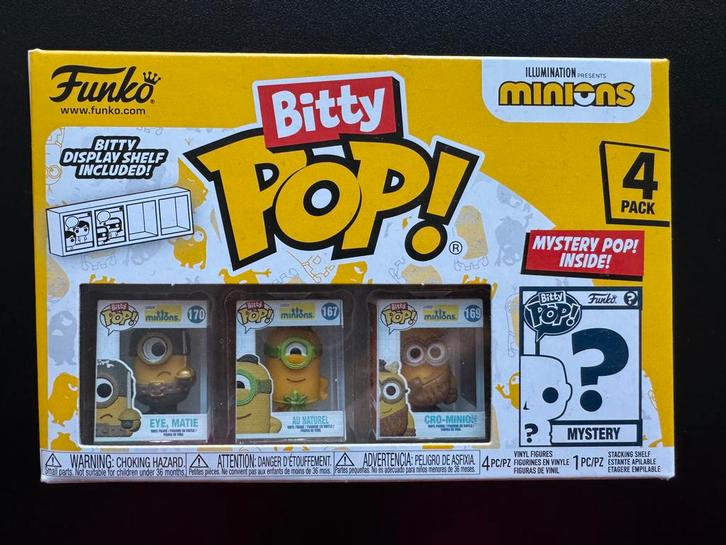 Funko Bitty Pop! Minions - Nieuw in doos!, Verzamelen, Poppetjes en Figuurtjes, Nieuw, Ophalen of Verzenden