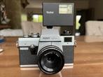 Porst Reflex camera met Rollei flitser, Audio, Tv en Foto, Fotocamera's Analoog, Ophalen of Verzenden, Gebruikt, Spiegelreflex