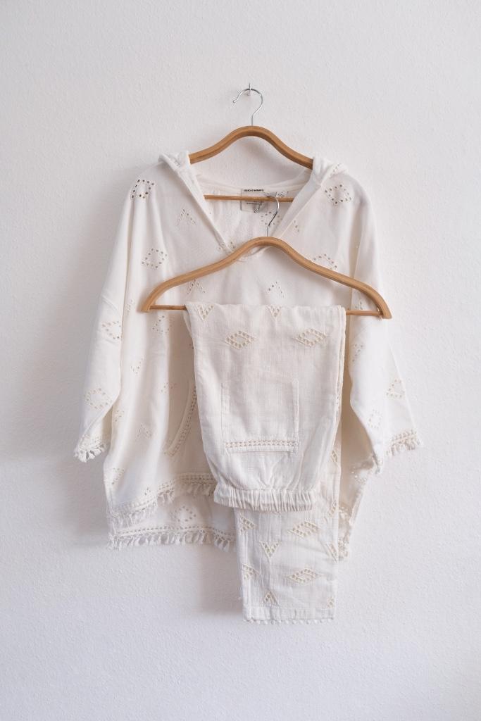 Witte Strand Set Scotch & Soda Maat XS, Kleding | Dames, Truien en Vesten, Zo goed als nieuw, Maat 34 (XS) of kleiner, Wit, Ophalen of Verzenden