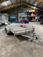 Platte aanhanger te koop, Ophalen, Zo goed als nieuw