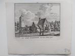 232 / Dorp Hagestein Gravure van H. Spilman, Antiek en Kunst, Kunst | Etsen en Gravures, Ophalen of Verzenden