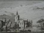 gravure kasteel te Montfoort, A. Rademaker 18e eeuw, Antiek en Kunst, Kunst | Etsen en Gravures, Verzenden