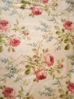 Prachtig gordijn met rozen motief, Huis en Inrichting, Ophalen, Gebruikt, Klassiek, gordijn met rozen motief, gevoerd, 200 cm of meer