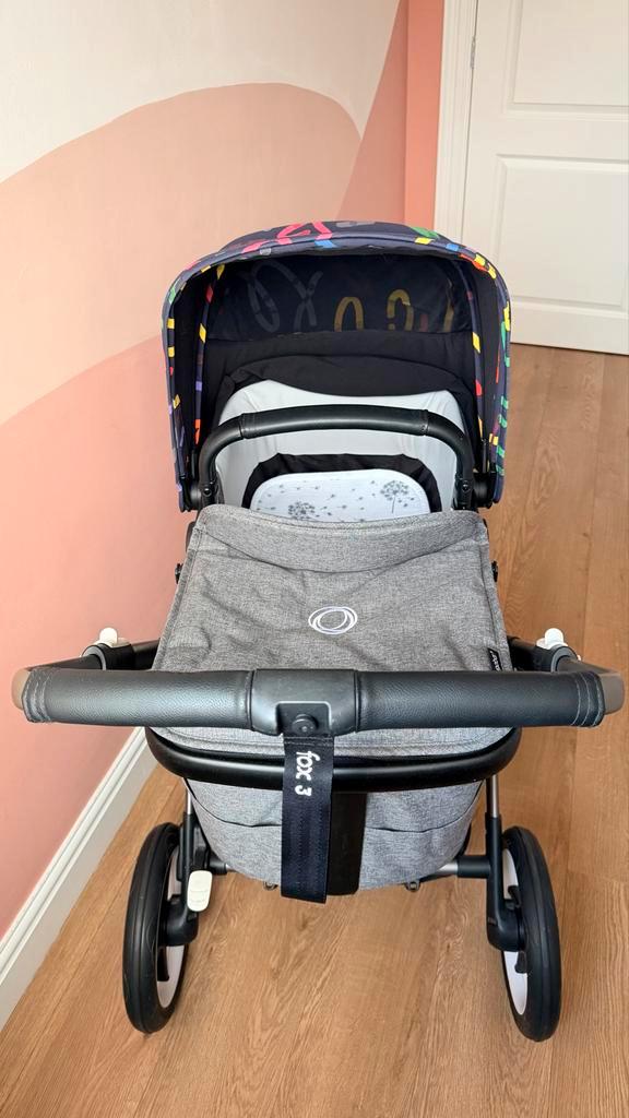 Bugaboo Fox 3 - Zo goed als nieuw!, Kinderen en Baby's, Kinderwagens en Combinaties, Zo goed als nieuw, Kinderwagen, Bugaboo, Verstelbare duwstang