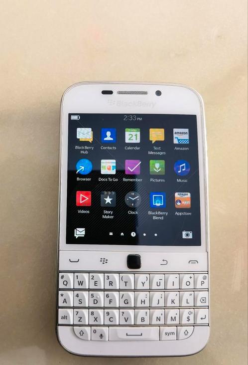 Nieuw Goedwerkende werkend blackberry classic Q20 16GB / 4G, Telecommunicatie, Mobiele telefoons | Hoesjes en Frontjes | Blackberry