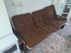 Pastoe bank wol hout, Huis en Inrichting, Banken | Bankstellen, Ophalen, Gebruikt, 125 tot 150 cm, Visgraat vintage