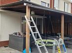 MOOIE HARDHOUTEN VERANDA 3X6 M GEDEMONTEERD, Ophalen, Zo goed als nieuw, Veranda
