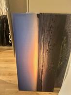 Canvas Zonsondergang Curaçao - 120x60, Ophalen, 50 tot 75 cm, Nieuw, Print