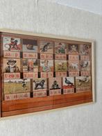 Leesplank aap noot mies ingelijst 70bij50cm puzzel, Ophalen of Verzenden, Zo goed als nieuw, Schilderij, Minder dan 50 cm