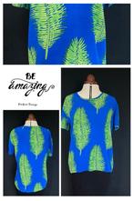 FABIENNE CHAPOT Faab top palm print🔷🌿🔷S/M, Maat 38/40 (M), Blauw, Ophalen of Verzenden, Zo goed als nieuw