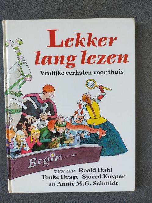 Boek Lekker lang lezen - Vrolijke verhalen voor thuis, Boeken, Kinderboeken | Jeugd | onder 10 jaar, Zo goed als nieuw, Fictie algemeen