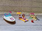 Lego Friends 3937 Olivia's Speedboot, Ophalen of Verzenden, Zo goed als nieuw, Complete set, Lego