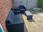 Tuinsetje, 4 zitplaatsen, Kunststof, Gebruikt, Ophalen of Verzenden