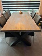 Industriele Eetkamer tafel + Salon tafel., Huis en Inrichting, Ophalen, Gebruikt, 4 tot 6 stoelen, Industrieel