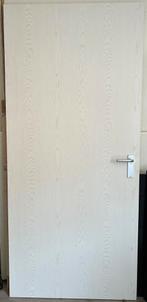 7 Witte Opdekdeuren met deurbeslag, Doe-het-zelf en Verbouw, Deuren en Horren, Ophalen, Gebruikt, 80 tot 100 cm, Binnendeur
