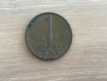 1 Cent 1963 beschikbaar voor biedingen