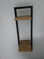 2 Wandplanken  hout/metaal, Huis en Inrichting, Woonaccessoires | Wandplanken en Boekenplanken, Ophalen, Zo goed als nieuw