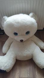 Grote Pluche Kermis Beer - Knuffelbeer, Ophalen of Verzenden, Zo goed als nieuw, Beer