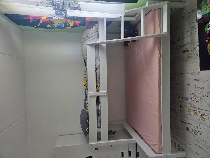 Stapelbed verstervig jysk, Kinderen en Baby's, Kinderkamer | Stapelbedden en Hoogslapers, Zo goed als nieuw, Stapelbed, Ophalen of Verzenden