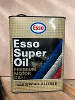 Motorolie 15w40 esso super oil vintage blik (vol), Ophalen