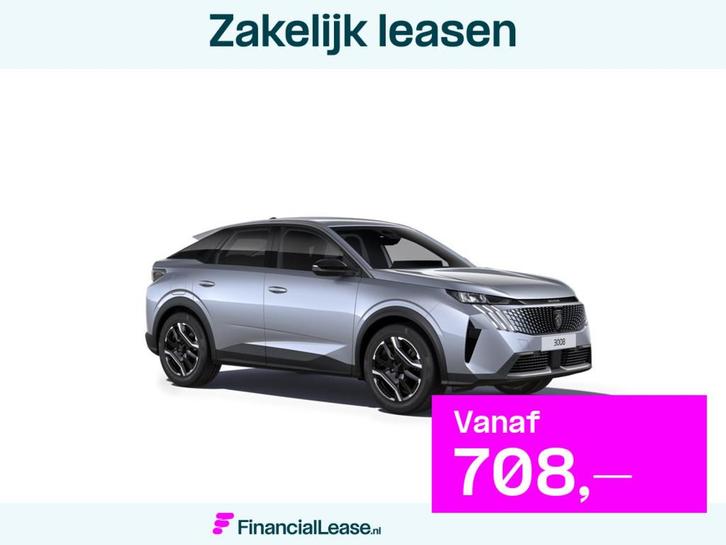 Peugeot 3008 Allure, Auto's, Peugeot, Bedrijf, Lease, Financial lease, Airconditioning, Bluetooth, Climate control, Lane Departure Warning