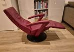 Relax Fauteuil leer draaibaar elektrisch, Ophalen, Gebruikt, 50 tot 75 cm, Leer